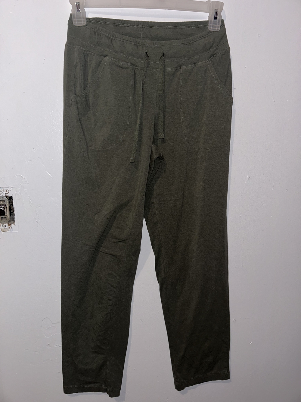 Athletic Works Olive Drawstring Jogger Pants